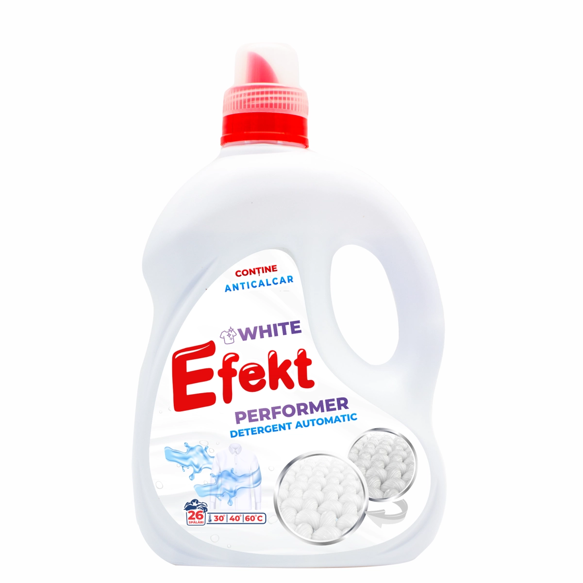 Detergent rufe - Detergent gel pentru rufe, Albe, Efekt Performer