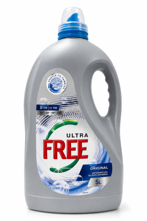 Rufe - Detergent Gel Universal pentru Rufe Ultra Free Original 5L
