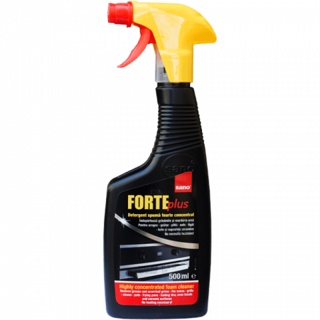 Solutii Multisuprafete - Detergent îndepărtare grăsime și arsuri Sano Forte Plus, 500 ml