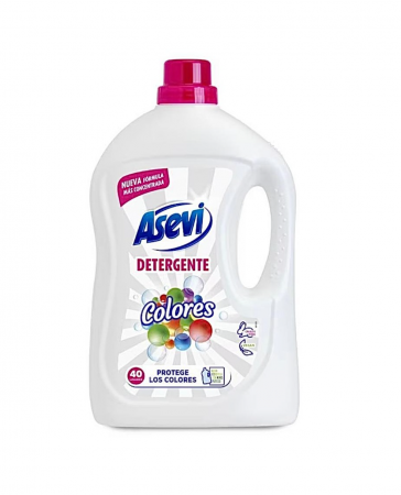 Detergent lichid concentrat pentru rufe Asevi Color 2,37 L