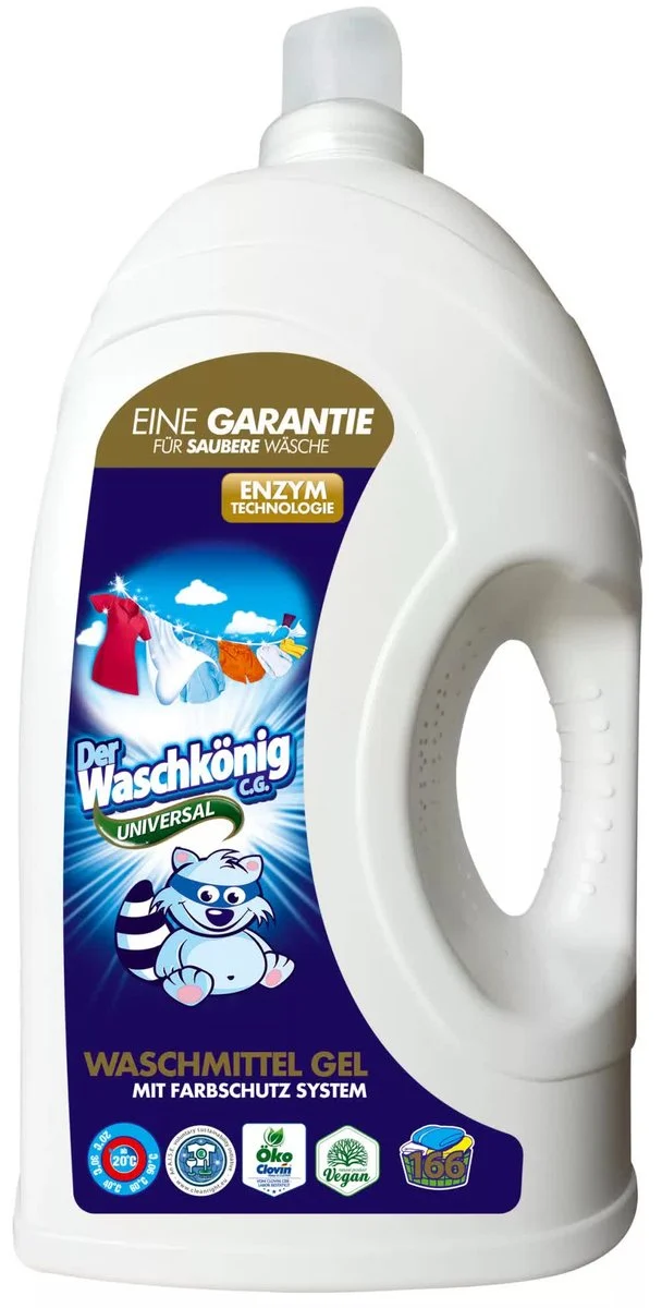 Rufe - Detergent Lichid Gel de rufe Der Waschkonig Universal 166 spalari 5L