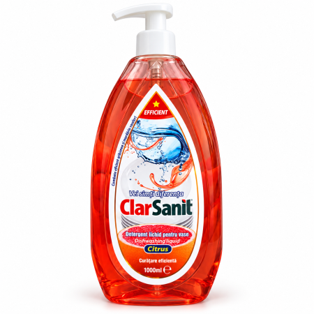 Bucatarie - Detergent Lichid pentru Vase ClarSanit Efficient Citrus 1 L