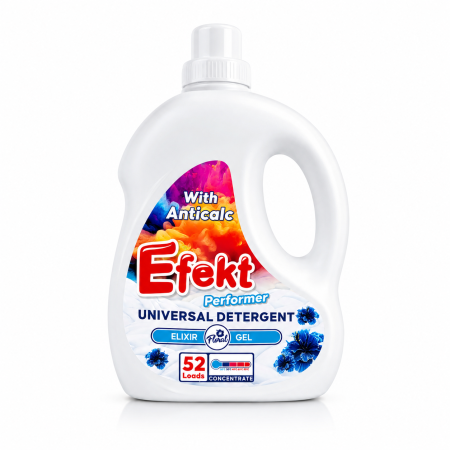 Rufe - Detergent Lichid Universal Efekt Performer Elixir Floral 1.82 L 52 Spalari