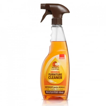 Solutii curatare mobila - Detergent mobila Sano Furniture cu ulei de argan 500 ml