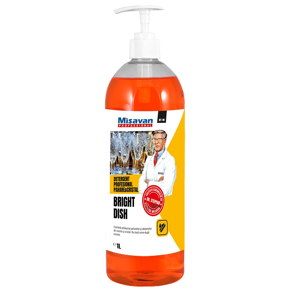 Bucatarie - Detergent pahare, sticla si cristal Dr. Stephan Bright Dish 1l