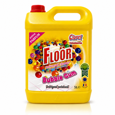 Igiena casei - Detergent-Pardoseli-Cloret-Floor-Bubble-Gum-5L