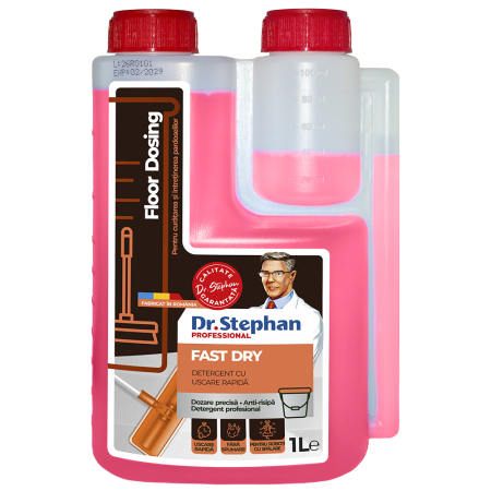 Igiena casei - Detergent pardoseli uscare rapidă Dr. Stephan Fast Dry Floor Dosing 1L