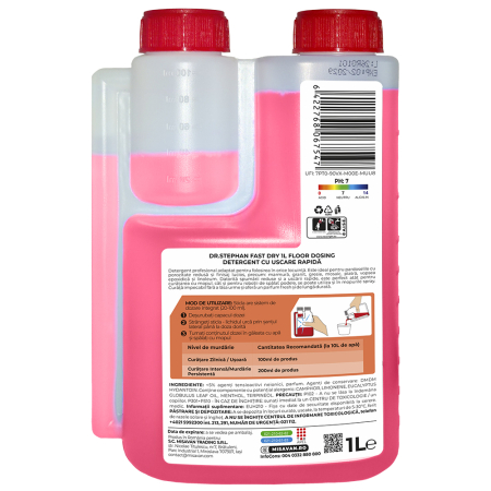 Detergent pardoseli uscare rapidă Dr. Stephan Fast Dry Floor Dosing 1L [1]