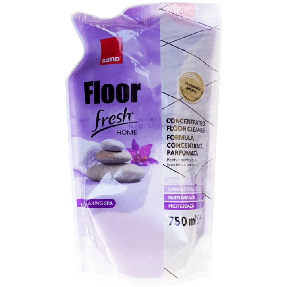 Solutii parchet pardoseli - Detergent pardoseli Sano Floor Fresh Home Relaxing Spa, 750 ml