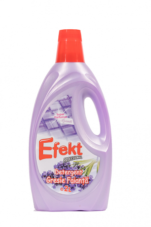 Solutii gresie faianta - Detergent pentru gresie și faianță lavandă Efekt, 2000 ml