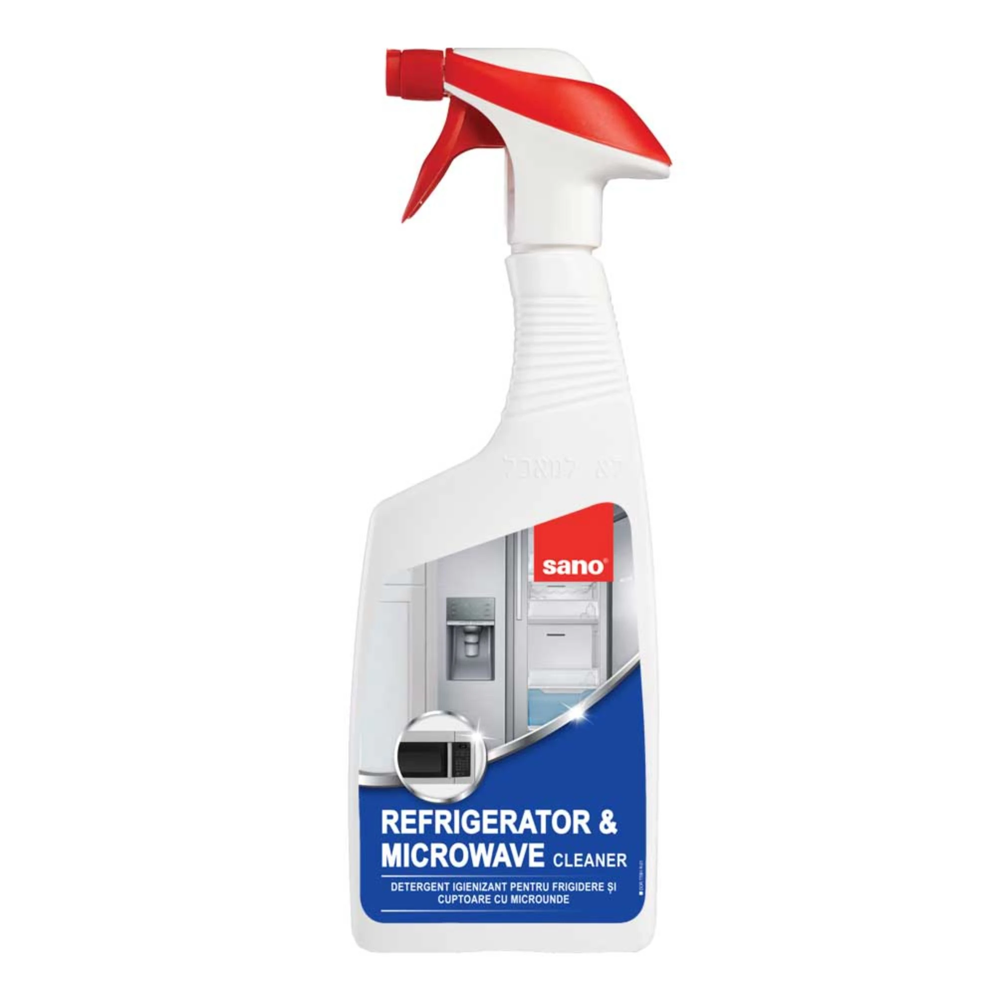 Bucatarie - Detergent pentru igienizare frigidere si cuptoare microunde, Sano, 0.75 L, parfum neutru
