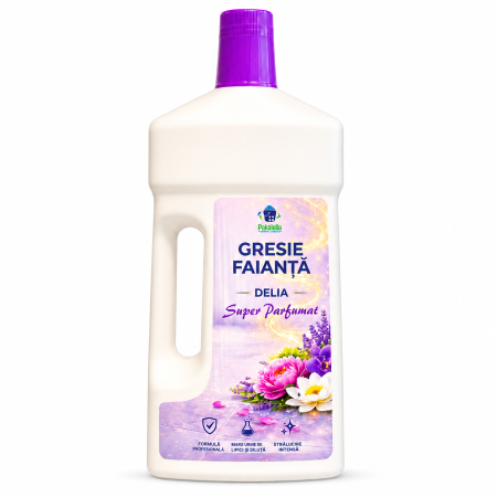 Solutii gresie faianta - Detergent Profesional Delia Gresie și Faianță Super Parfumat 1L