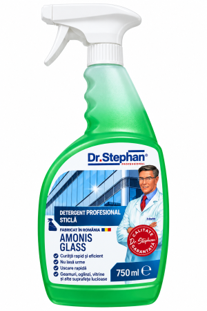 Igiena casei - Detergent Profesional pentru Sticla Dr. Stephan Amonis Glass 750 ml