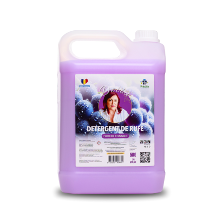 Detergent Rufe Profesional Delia cu Parfum de Flori de Struguri 5L