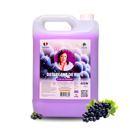 Detergent rufe - Detergent Rufe Profesional Delia cu Parfum de Flori de Struguri 5L