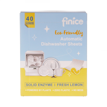 Bucatarie - Detergent servetele pentru masina de spalat vase Finice 40 bucati