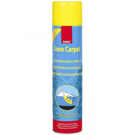 Solutii covoare tapiterii - Detergent spuma cu aerosol pentru covoare Sano Carpet, 600ml