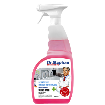 Curatat suprafete baie - Dezinfectant baie Dr. Stephan Shine-Bath 750ml