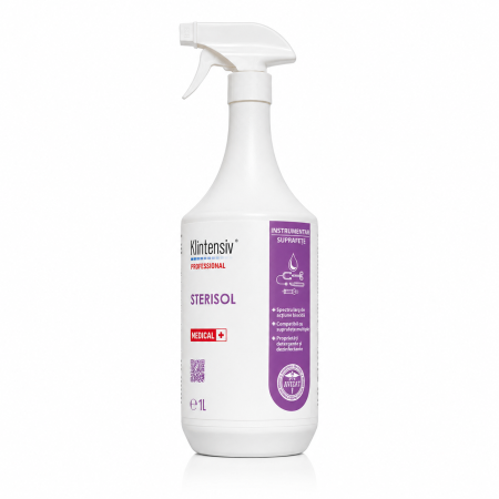 Igiena casei - Dezinfectant de Nivel Inalt pentru Suprafete si Instrumentar Sterisol Klintensiv RTU 1 L