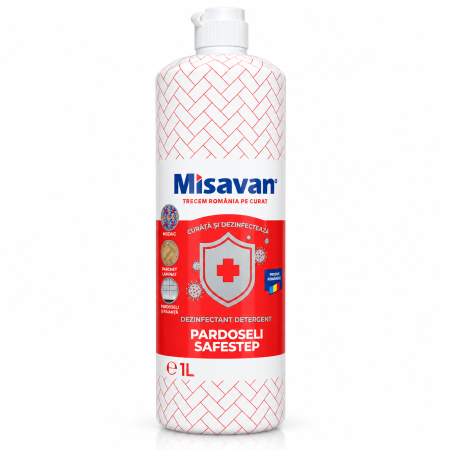 Igiena casei - Dezinfectant detergent concentrat pentru pardoseli SafeStep Misavan, 1 L