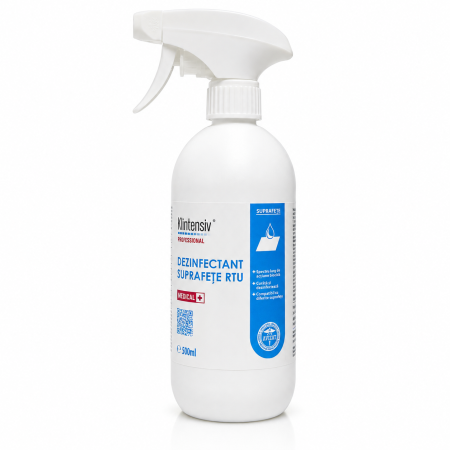 Igiena casei - Dezinfectant Profesional pentru Suprafete Klintensiv Medical RTU 500 ml