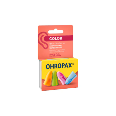 Ingrijire Urechi - Dopuri de urechi anti-zgomot Color, 8 bucati, Ohropax