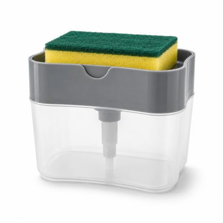 Detergent vase - Dozator cu Pompă pentru Detergent Lichid de Spălat Vase cu Burete Inclus Smart Clean