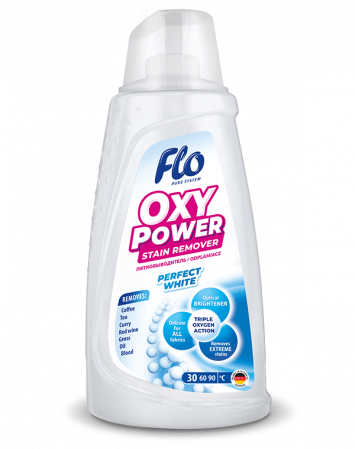 Solutii scos pete - Flo Oxy Power solutie scos pete rufe albe