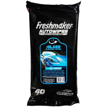 Auto - FRESHMAKER Servetele umede AUTO pentru curatare Parbriz 40buc/set
