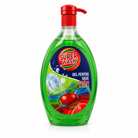Bucatarie - Gel Concentrat pentru Vase cu Mar Super Wash 1L
