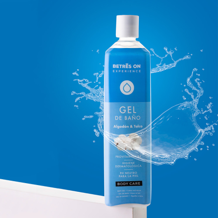 Gel de baie cu bumbac și talc Betres ON 750 ml [1]