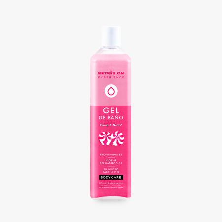 Gel de Dus - Gel de baie cu căpșuni și cremă Betres ON 750 ml