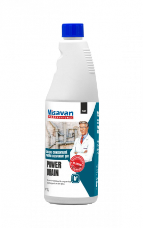 Desfundat tevi - Gel pentru desfundat tevi profesional Dr. Stephan Power Drain 1l