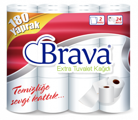 Hartie igienica - Hartie Igienica Brava Extra 24 buc 2 straturi