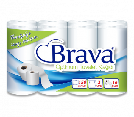 Hartie igienica - Hartie Igienica Brava Optimum 16 buc 2 straturi