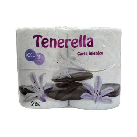 Hartie igienica - Hartie Igienica Tenerella 4 Role 3 Straturi