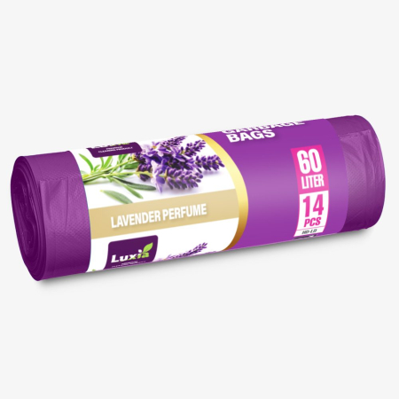 Saci menajeri - Luxia Saci Menajeri Aromă Lavandă 60L 14 buc