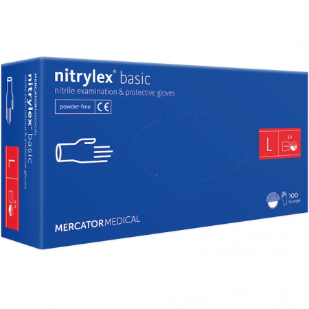 Manusi Protectie - Manusi nitril L 100 buc