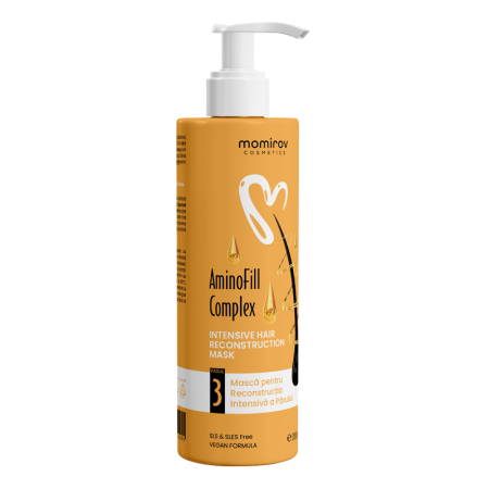 Cosmetice - Mască Aminofill Complex pentru reconstrucția intensivă a părului Momirov 200 ml
