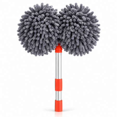 Mop Auto Dublu cu Maner Telescopic 45-99 cm Microfibra Chenille Premium [2]