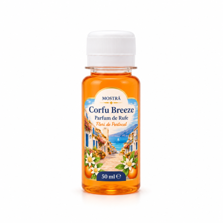 Rufe - Mostră Parfum de Rufe Corfu Breeze cu Flori de Portocal by Delia 50 ml