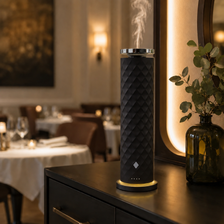 Nebulizator Profesional de Parfum la Rece PD10 cu Wi-Fi si Lumina Ambientala 120 ml Negru [4]