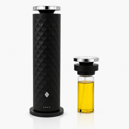 Nebulizatoare & Rezerve Parfum - Nebulizator Profesional de Parfum la Rece PD10 cu Wi-Fi si Lumina Ambientala 120 ml Negru