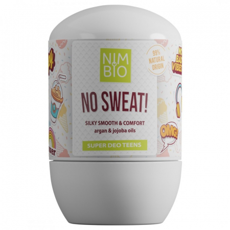 Ingrijire corp - NIMBIO No Sweat deodorant natural pentru adolescente, 50ml
