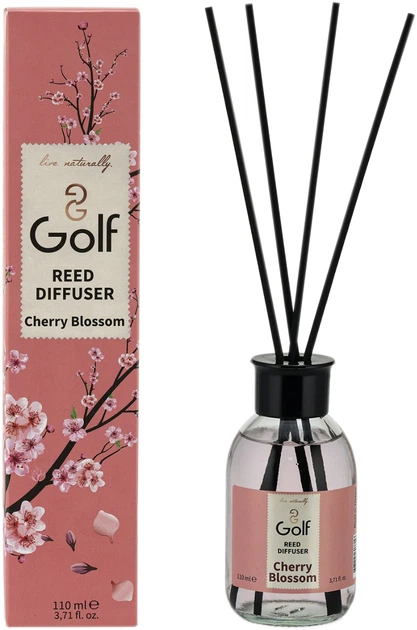 Igiena casei - Odorizant camera cu betisoare Flori de Cires Golf Cosmetics 110 ml