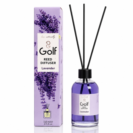 Igiena casei - Odorizant camera cu betisoare Lavanda Golf Cosmetics 110 ml