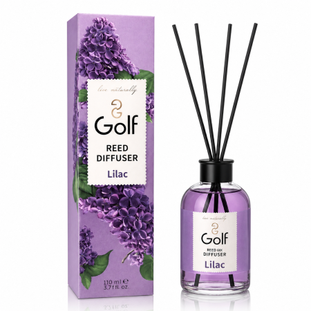 Igiena casei - Odorizant camera cu betisoare Liliac Golf Cosmetics 110 ml