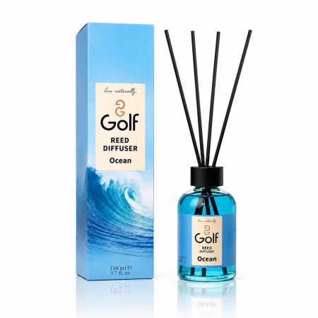 Igiena casei - Odorizant camera cu betisoare Ocean Golf Cosmetics 110 ml
