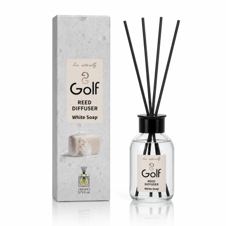 Igiena casei - Odorizant camera cu betisoare Sapun Alb Golf Cosmetics 110 ml