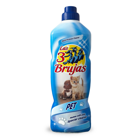 Curatenie Pardoseli si Suprafete PET - Solutie Concentrata pentru Suprafete PET si Locuinte cu Animale de Companie 3 Vrajitoare – 1L